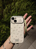 圣圖朗iPhone15proimax小眾ins山茶花標(biāo)簽mate60pro華為手機(jī)殼mate40掛繩少女款Pura70日韓p60皮質(zhì)保護(hù)套 白底大視-滿屏碎花+掛繩 iPhone 14 曬單實(shí)拍圖