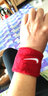 耐克（NIKE）籃球網(wǎng)球羽毛球吸汗護(hù)腕運(yùn)動(dòng)跑步吸汗護(hù)腕帶兩只裝男女護(hù)手腕 紅白/NNN04601OS 兩只裝 曬單實(shí)拍圖