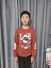 LEEWAHYU 聯(lián)名潮牌衛衣男春秋款美式圓領(lǐng)套頭大碼情侶長(cháng)袖T恤男青少年衛衣 紅色棒球加絨 M (建議80-100斤） 曬單實(shí)拍圖