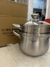 鏗鏘316不銹鋼蒸飯湯鍋新款加高食品級(jí)煲湯熬粥蒸煮燉鍋隔水蒸米飯鍋 湯鍋【不帶蒸格】?jī)?nèi)徑 20cm 曬單實(shí)拍圖