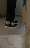 頑刻（ollieskate）面包鞋男bright翻毛皮女耐磨百搭休閑運(yùn)動(dòng)經(jīng)典春夏季專業(yè)滑板鞋黑色明線39 曬單實(shí)拍圖