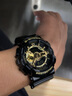 卡西歐（CASIO）手表男學(xué)生手表禮物黑金g-shock系列防水運動日韓石英表 GA-110GB-1A經(jīng)典黑金LED照明 曬單實拍圖