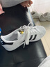 阿迪達斯（adidas）三葉草男鞋女鞋 25秋新款貝殼頭情侶款運動(dòng)鞋子時(shí)尚休閑防滑板鞋 大童鞋/白/貝殼頭 SUPERSTAR II 36.5 內長(cháng)225mm 曬單實(shí)拍圖