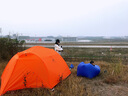 三峰出 三峰帳篷 晴空 三人鋁桿防雨三季四季露營(yíng)3-4人防水戶外野營(yíng)雙層 15D涂硅四季-橘紅 2.1m*1.7m*1.2m 曬單實(shí)拍圖