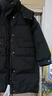 雅鹿冬季羽絨服女2025新款中長(cháng)款時(shí)尚冬裝連帽加厚派克服韓版外套女裝 黑色 L 165 【推薦130-150斤】 曬單實(shí)拍圖