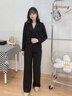 簡(jiǎn)蜓高級感小西裝套裝女春秋季2026新款職業(yè)裝氣質(zhì)短款休閑西服女神范 單件黑色西裝 L（推薦105-115斤） 曬單實(shí)拍圖