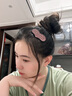 唐芙妮愛心水鉆發(fā)夾女側(cè)邊劉海碎發(fā)bb夾后腦勺夾子簡(jiǎn)約頭飾發(fā)卡夏季2025 紫色 發(fā)飾 曬單實(shí)拍圖