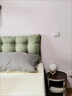 睿爸簡(jiǎn)約床頭靠墊薄款多功能軟包臥室防撞頭宿舍靠枕鐵架床頭軟靠墊 YG258多功能-草綠色（免拆洗） 長(cháng)150cmX高#50cm【綁帶款】 曬單實(shí)拍圖