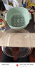 双枪沥水篮塑料双层厨房滤水篮洗水果盘菜篮子加厚淘米洗菜神器 实拍图