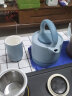 无泥（WUNI）北欧莫兰迪陶瓷家用水杯套装客厅茶杯简约带托盘创意家用客厅水具 直筒2杯 实拍图