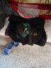 簡拓（JIANTUO） 簡拓 國潮刺繡秋冬加絨加厚連帽衛(wèi)衣男潮牌重工刺繡青龍大碼男裝 黑色 2XL碼(156斤-170斤) 曬單實拍圖
