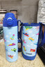 虎牌（TIGER）MBO-A05C 保溫杯304不銹鋼兒童杯卡通便攜雙蓋兩用500ML 藍色AP500ml 曬單實(shí)拍圖
