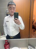 羅蒙（ROMON）高檔感白色長袖襯衫男春秋季結(jié)婚正裝伴郎高端免燙休閑西裝襯衣 純白色 1件長袖 XL/40碼140-160斤 曬單實(shí)拍圖