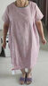 皮爾卡丹（pierre cardin）貴夫人棉綢連衣裙中年2023新款夏裝韓版寬松氣質(zhì)高貴MM洋氣裙子針 粉色， XL 曬單實拍圖