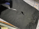 衣然呈品燙鉆滿天星牛仔褲男夏季新款精神小伙直筒修身潮流高街休閑褲子男 黑色【常規(guī)】 XL 【建議110-130斤】 曬單實(shí)拍圖