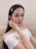 卡瑪倫（KAMALUN）2025新款小兔子發(fā)夾女劉海側(cè)邊夾輕奢發(fā)卡鴨嘴夾桃花發(fā)飾送女友 桃花兔子-側(cè)邊夾（不刻字） 曬單實拍圖