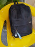 回力書(shū)包初中高中大學(xué)生背包雙肩包大容量電腦包休閑簡(jiǎn)約旅行包男女生 黑色+猩猩掛件 曬單實(shí)拍圖