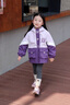 班喜迪女童外套春秋季2025新款兒童衣服洋氣女寶寶三合一可拆卸秋裝童裝 紫色 三合一 【搖粒絨內膽】 80 cm 曬單實拍圖