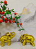天祥緣 銅大象擺件黃銅新款財(cái)富象家居客廳辦公室學(xué)生禮物裝飾品擺件 7號(hào)銅財(cái)富象一對(duì) 曬單實(shí)拍圖