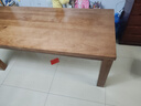果漫（Goomer）實(shí)木客廳大長(cháng)書(shū)桌子家用餐桌工作臺簡(jiǎn)約大板桌茶桌辦公桌一體桌 豪華款實(shí)木電腦桌：180*80*75CM 曬單實(shí)拍圖