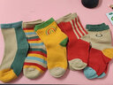忻悅晴5雙兒童襪子春秋純中筒棉男卡通童襪冬季滌棉襪女寶寶襪子網(wǎng)襪 彩虹圖案 5雙 3-5歲 M 曬單實(shí)拍圖