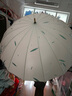天瑋傘業(yè) TIANWEI UMBRELLA中國風雨傘長柄傘文藝復古高顏值竹傘木質手柄晴雨傘高端結實防曬 竹景 16骨 長柄傘 曬單實拍圖