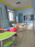 咕咕愛(ài)梯形桌彩色組合桌拼接長(cháng)條桌半圓桌輔導班培訓美術(shù)桌閱覽桌六邊桌 配套方凳 曬單實(shí)拍圖