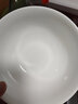 品來運純白骨瓷碗家用米飯碗小湯碗大號面碗陶瓷餐具套裝吃飯高腳碗大碗 4.75英寸標準米飯碗【10個】 曬單實拍圖