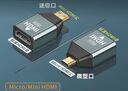 斯格（SGO）mini hdmi轉hdmi轉接器micro hdmi轉換頭迷你便攜屏單反相機轉接頭 miniHDMI轉HDMI母轉換頭 曬單實(shí)拍圖