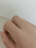 小米星偏財黃水晶戒指女轉運珠小眾設計感ins指環(huán)素圈食指簡(jiǎn)約 無(wú) 曬單實(shí)拍圖