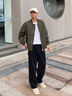 Calvin KleinJeans【防風(fēng)防水】春秋男士ck戶(hù)外防曬棒球夾克外套J327097 LDD-橄欖綠 S 曬單實(shí)拍圖