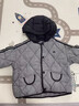 富羅迷（follow me）兒童羽絨服男小童裝短款韓版洋氣冬裝兒童羽絨服男童1-3-6-8歲 黑白格 90 默認尺碼2 曬單實(shí)拍圖