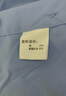 阿悠胖大碼長(cháng)袖襯衫男商務(wù)純色正裝職業(yè)襯衣加肥加大通勤工裝 天藍 4XL 曬單實(shí)拍圖