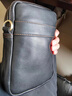 LUXUNTIKA品牌真皮單肩包男 休閑包斜背包男  商務(wù)皮包男 牛皮單肩斜挎包手工男包 曬單實(shí)拍圖