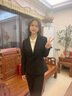 豪耀職業(yè)裝女裝套裝小西裝外套女長(cháng)袖西服女春秋季高端時(shí)尚面試正裝女 黑色西裝 L 碼（適合體重100-110） 曬單實(shí)拍圖