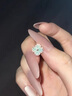 塔帕英 四葉草耳釘耳骨釘冰花鋯石綠色超閃精致小眾2025新款輕奢耳飾 綠緲星芒 曬單實(shí)拍圖
