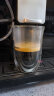 Deleisure咖啡机配件 双层中空保温隔热玻璃杯卡布基诺咖啡杯1只装（220ml*1） 实拍图