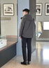 Scofield【隱藏松緊腰】男裝24年秋季新款棉質(zhì)磨毛直筒顯瘦休閑褲 深藏青 32 （175/82A） 曬單實(shí)拍圖