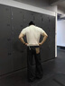 牧唯 輕奢高級感POLO衫男士短袖夏季休閑簡(jiǎn)約翻領(lǐng)t恤輕熟條紋針織上衣 白色 90%買(mǎi)家選擇 XL [建議130-150斤] 曬單實(shí)拍圖