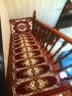 阿弥达 楼梯垫踏步垫免胶自贴旋转实木长方形楼梯脚垫可定制楼梯垫 165酒红 24cm*80cm（第二代强防滑：免胶自吸） 实拍图