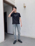 騎豹人;QI PAO REN網(wǎng)面跑步鞋男夏季透氣運(yùn)動(dòng)鞋男輕便舒適新款運(yùn)動(dòng)鞋男 黑色 41 曬單實(shí)拍圖