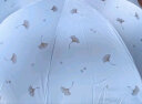 天堂 防紫外线晴雨伞三折 雨伞黑胶防晒太阳伞遮阳晴雨伞 净空蓝 实拍图