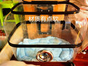 寵天使寵天使寵物拉桿箱貓咪外出便攜行李箱狗出行攜帶包太空艙貓咪書(shū)包 K75透明-貓咪40斤內狗狗25斤內 貓狗適用 曬單實(shí)拍圖