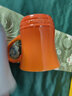 酷彩（Le Creuset） 炻瓷400毫升馬克杯子咖啡早餐辦公家用茶水杯麥片早餐杯陶瓷歐式 400ml馬克杯桔色 曬單實(shí)拍圖
