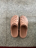 斯凱奇（Skechers）七夕情人節(jié)禮物洞洞鞋女士夏季透氣戶外沙灘鞋休閑涼拖鞋111514 桃粉色/PCH 38 曬單實拍圖