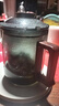 全度玻璃杯耐高溫帶過濾茶水分離辦公室水杯大容量泡茶杯茶缸杯子 高墩墩如意款700ML 曬單實(shí)拍圖