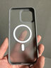 韻寧 Magsafe磁吸無(wú)線(xiàn)充適用蘋(píng)果16ProMax手機殼iPhone15Pro膚感磨砂保護套13pm簡(jiǎn)約12高級感男女外殼 【紳士黑】鉆紋大孔鏡頭框膚感磁吸殼 iPhone15Promax 曬單實(shí)拍圖