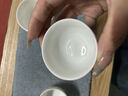 中瓷臻品泡茶杯陶瓷羊脂玉瓷功夫茶杯高檔主人小茶杯個(gè)人專(zhuān)用純白精工客杯 羊脂玉瓷沉香杯50ml1只 曬單實(shí)拍圖