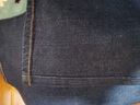 無印良品（MUJI）女式 牛仔 直筒褲 女款牛仔褲子秋季 純棉全棉 丹寧回潮BEA20A2A 深藏青色 24inch 160/60A 曬單實拍圖