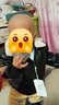 派依兔男童皮衣冬裝2021新款兒童加絨外套2加厚3秋冬5皮夾克6洋氣7童裝8 黑色 90cm 曬單實(shí)拍圖
